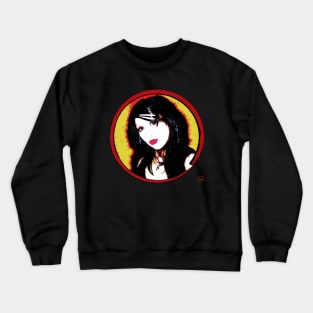 DJ Brenda Black by Edantz Design Crewneck Sweatshirt